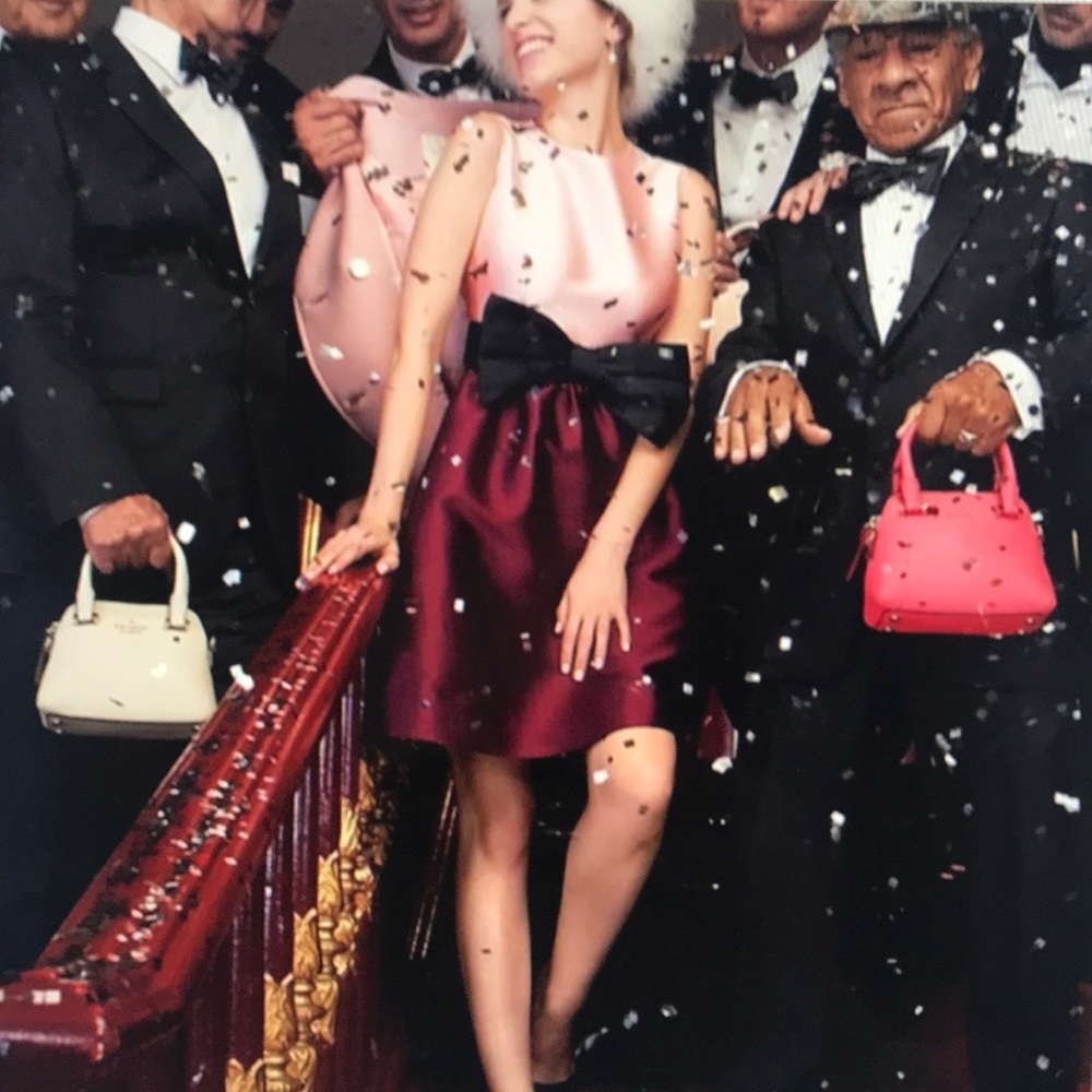 Kate spade swift dress WITH bow belt